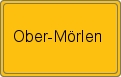 Ortsschild von Ober-Mörlen