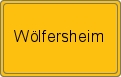 Ortsschild von Wölfersheim