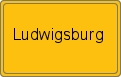 Ortsschild von Ludwigsburg