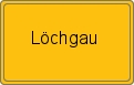 Ortsschild von Löchgau