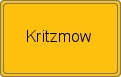 Ortsschild von Kritzmow