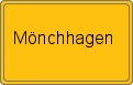 Ortsschild von Mönchhagen