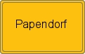 Ortsschild von Papendorf