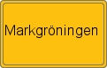 Ortsschild von Markgröningen