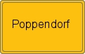 Ortsschild von Poppendorf