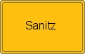 Ortsschild von Sanitz