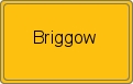 Ortsschild von Briggow