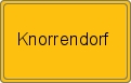 Ortsschild von Knorrendorf