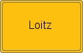 Ortsschild von Loitz