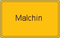 Ortsschild von Malchin
