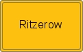 Ortsschild von Ritzerow