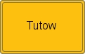 Ortsschild von Tutow