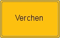 Ortsschild von Verchen