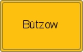 Ortsschild von Bützow