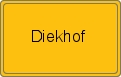 Ortsschild von Diekhof