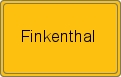 Ortsschild von Finkenthal