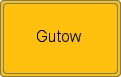 Ortsschild von Gutow