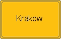 Ortsschild von Krakow