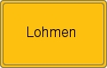 Ortsschild von Lohmen