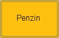 Ortsschild von Penzin