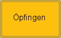 Ortsschild von Öpfingen