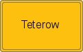 Ortsschild von Teterow