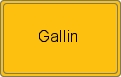 Ortsschild von Gallin