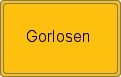 Ortsschild von Gorlosen