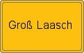 Ortsschild von Groß Laasch