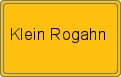 Ortsschild von Klein Rogahn