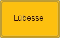 Ortsschild von Lübesse