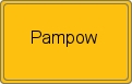 Ortsschild von Pampow