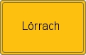 Ortsschild von Lörrach