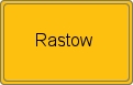 Ortsschild von Rastow