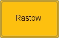 Ortsschild von Rastow