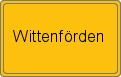 Ortsschild von Wittenförden