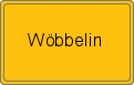 Ortsschild von Wöbbelin
