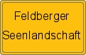 Ortsschild von Feldberger Seenlandschaft