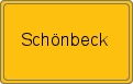 Ortsschild von Schönbeck