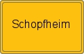 Ortsschild von Schopfheim