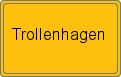 Ortsschild von Trollenhagen