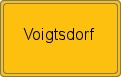 Ortsschild von Voigtsdorf