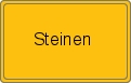 Ortsschild von Steinen