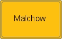 Ortsschild von Malchow