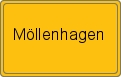 Ortsschild von Möllenhagen