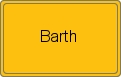 Ortsschild von Barth