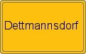 Ortsschild von Dettmannsdorf