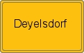 Ortsschild von Deyelsdorf