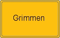 Ortsschild von Grimmen