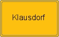 Ortsschild von Klausdorf